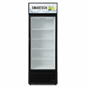 exhibidor refrigerado smartech de 11 pies cubicos 1 puerta de cristal bajo consumo electrico