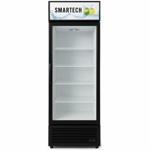 exhibidor refrigerado smartech de 14 pies cubicos 1 puerta de cristal bajo consumo electrico