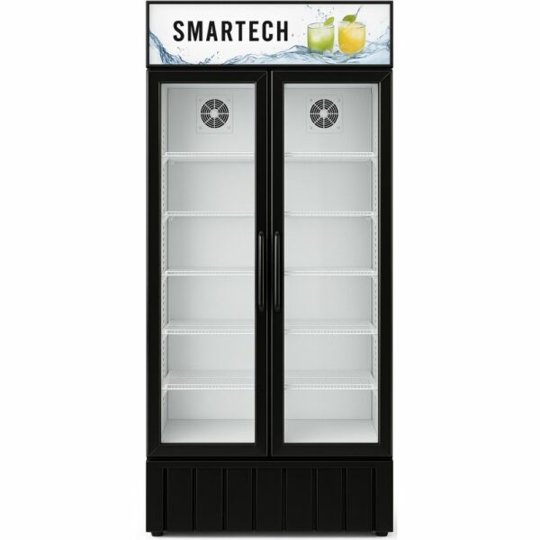 exhibidor refrigerado smartech de 16 pies cubicos 2 puertas bajo consumo