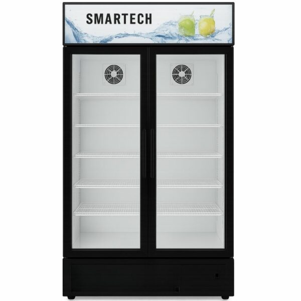 exhibidor refrigerado smartech de 21 pies cubicos 2 puertas bajo consumo