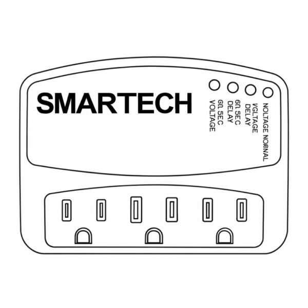 protector de voltage y electrodomesticos smartech